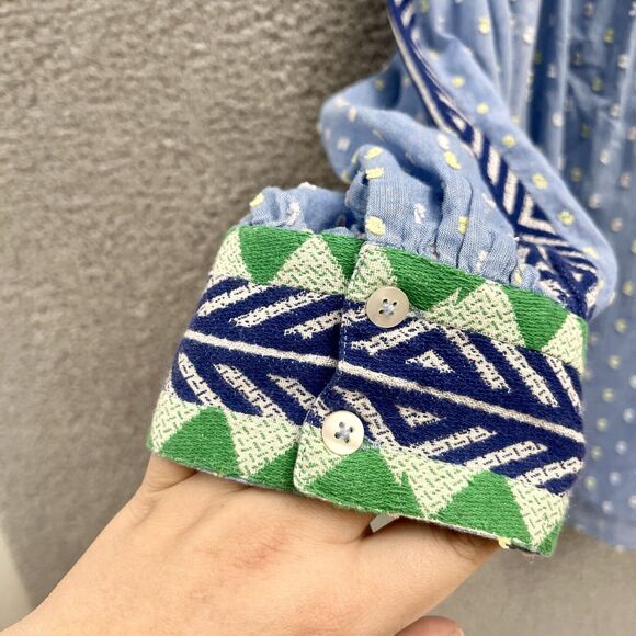 Verb by Pallavi Singhee Rhapsody Embroidered Blouse S Small Multicolor BOHO - Picture 5 of 15